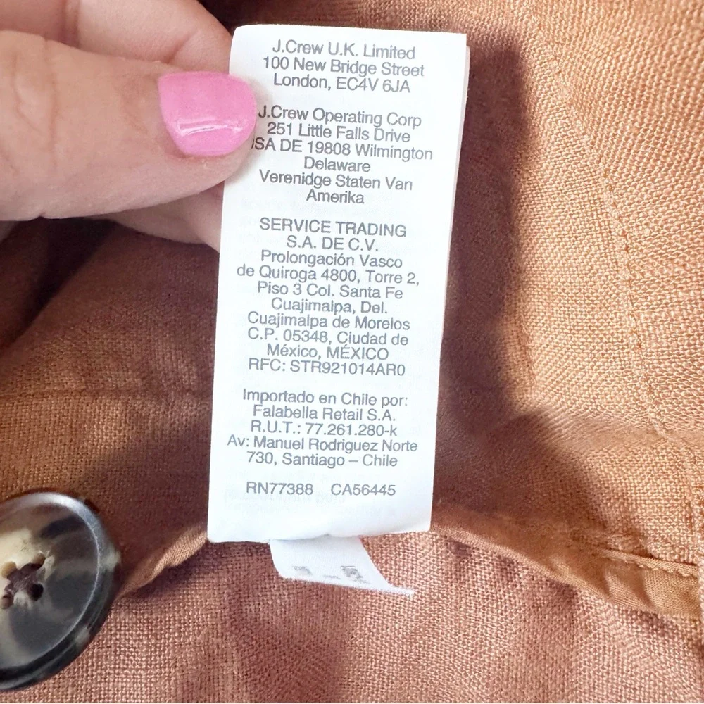 Madewell Linen Dorset Tan Blazer - Picture 10 of 14